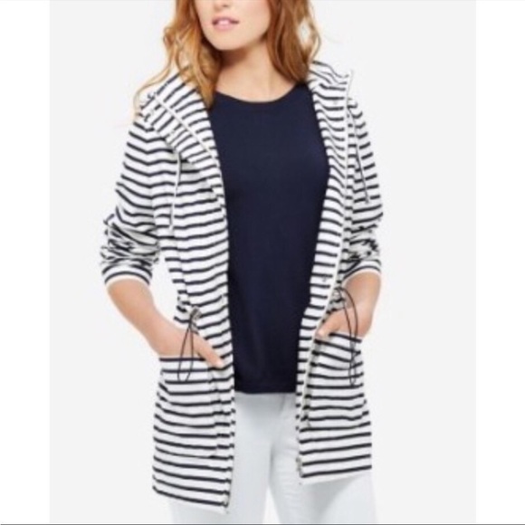 NWT The Limited Striped Anorak Jacket - Picture 1 of 6